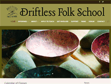 Tablet Screenshot of driftlessfolkschool.org